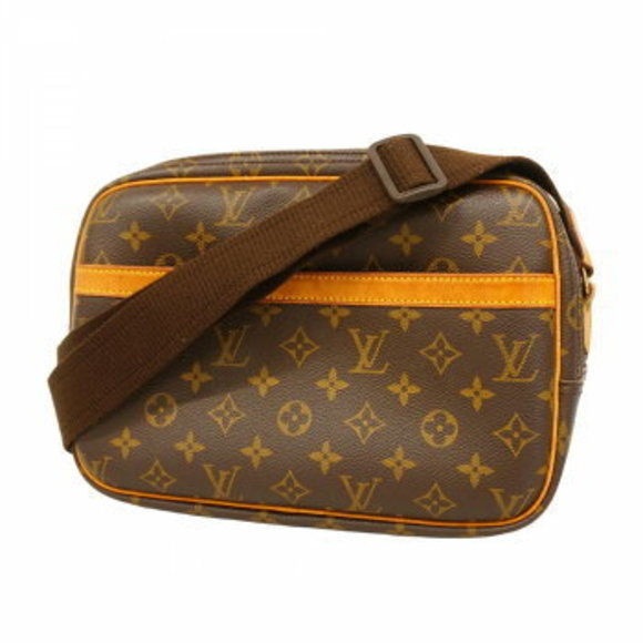 Louis Vuitton Monogram Reporter PM Shoulder Bag Brown - Picture 1 of 9